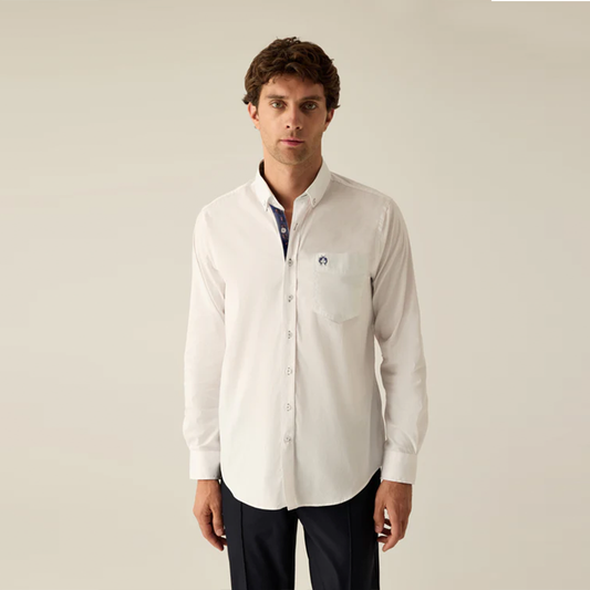 Campione Men's Modern Fit Shirt White