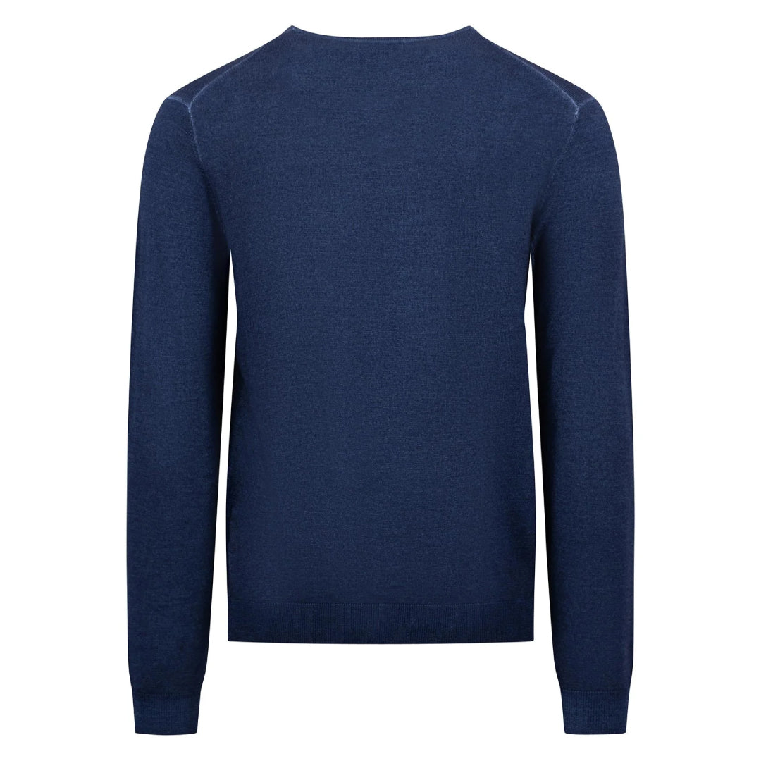 Wool with a circular neckline