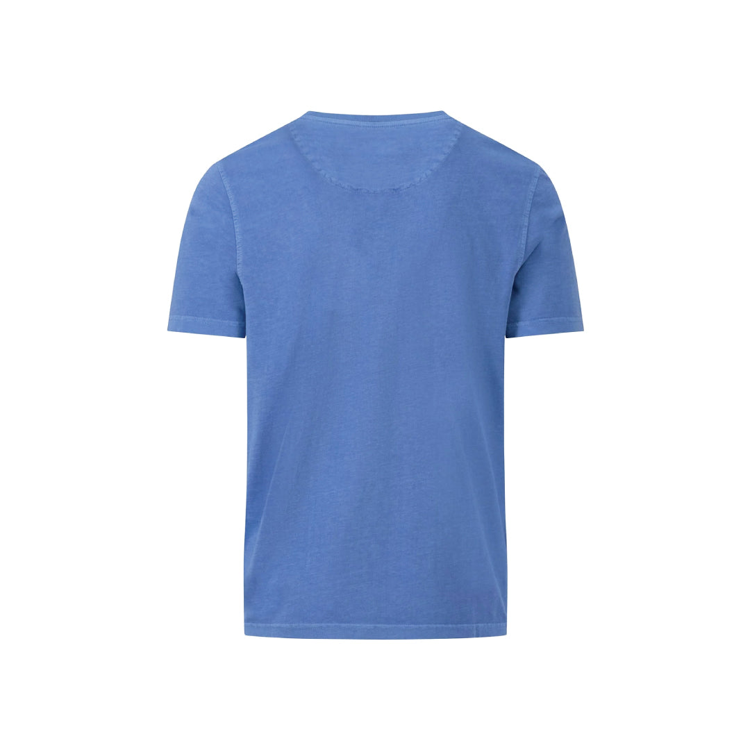 Cotton T-shirt with washed-out optics