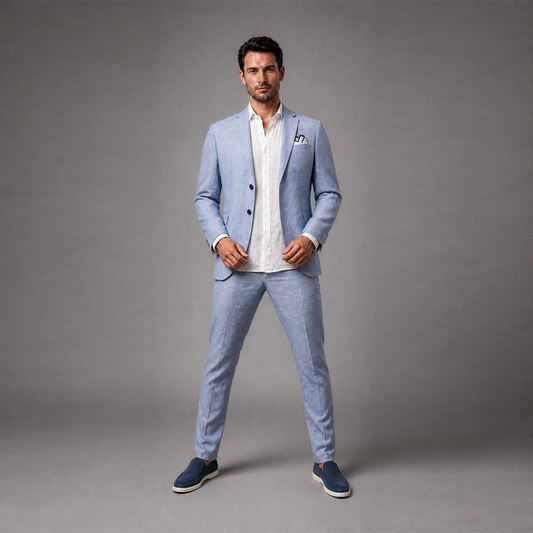 Longfield linen suit