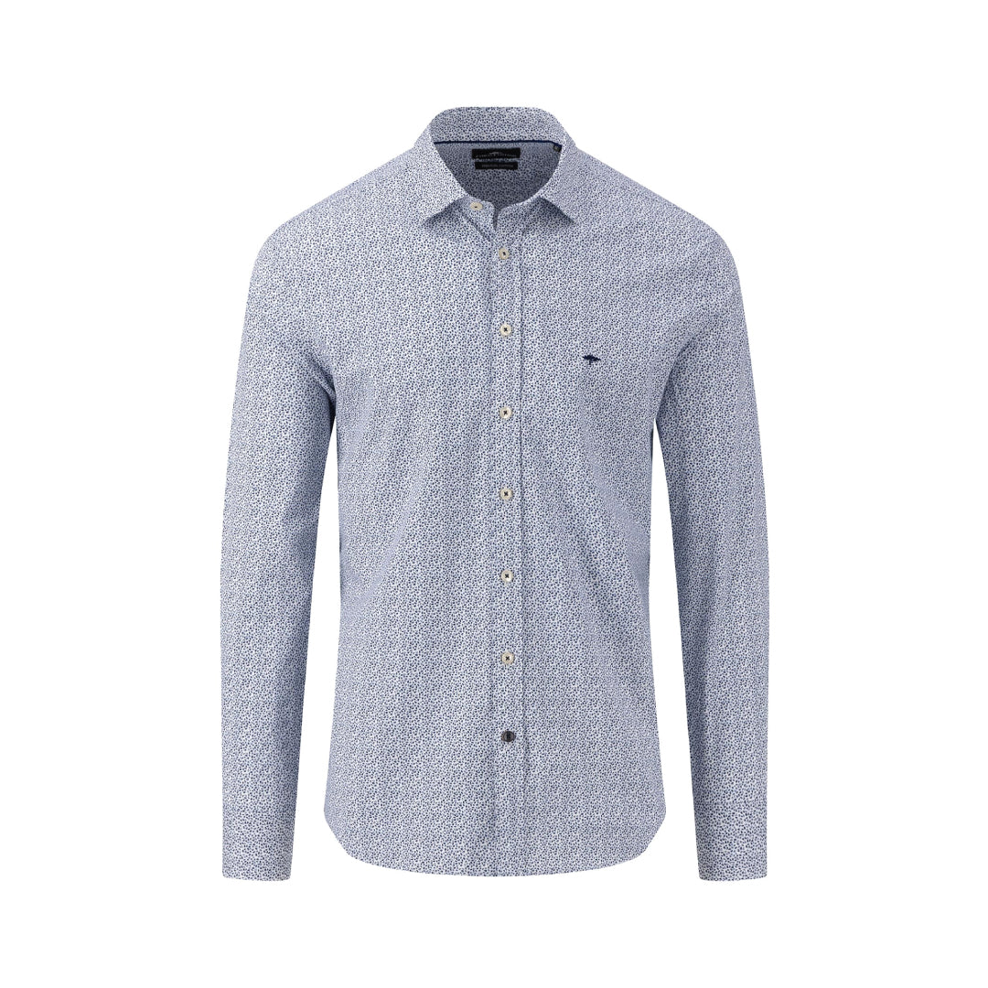 Fynch Hatton Cotton shirt with a kent collar