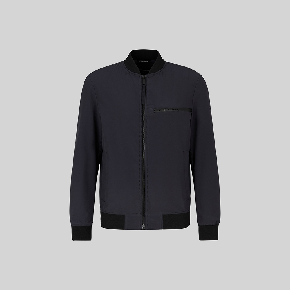 Strellson Flex Cross Clearwater Bomber Jacket in Navy