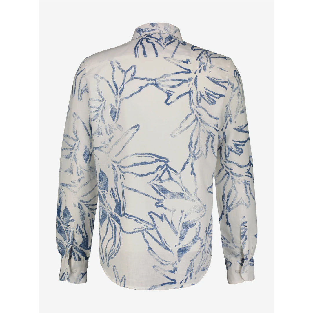 Lerros Summery, light long-sleeved shirt with a floral print