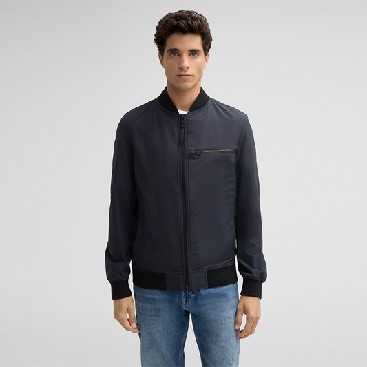Strellson Flex Cross Clearwater Bomber Jacket in Navy