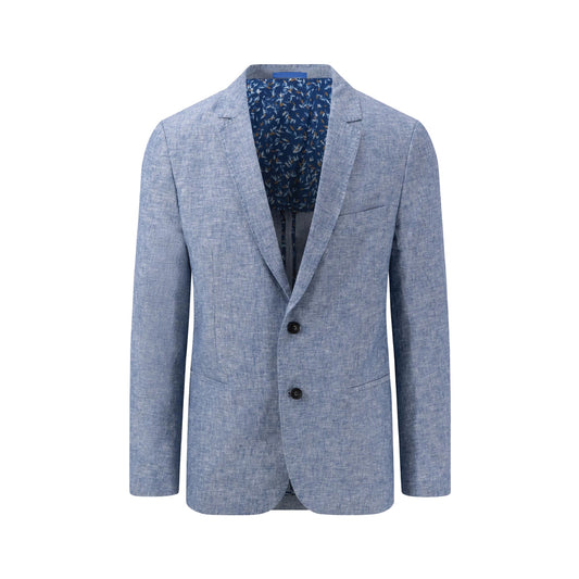 Blazer made of linen cotton mix