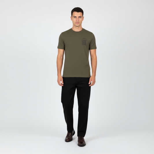 KARL LAGERFELD T-Shirt 755034 554221 Olive Regular Fit