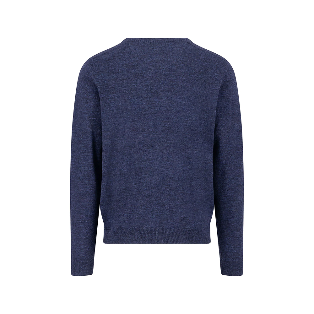 Fynch Hatton Crew-neck cotton wool blend sweater