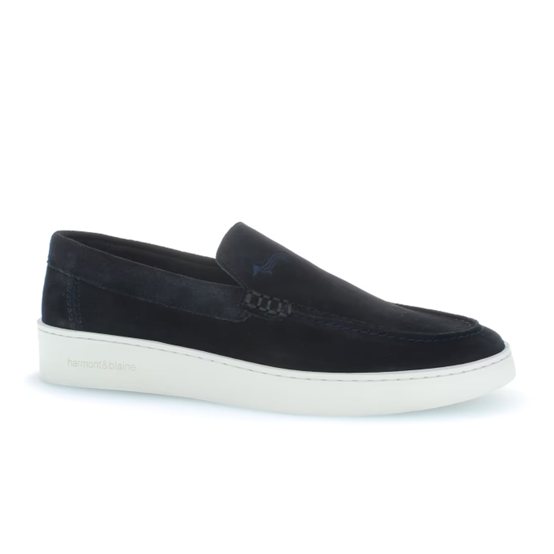 Harmont & Blaine Blue Flat Shoes