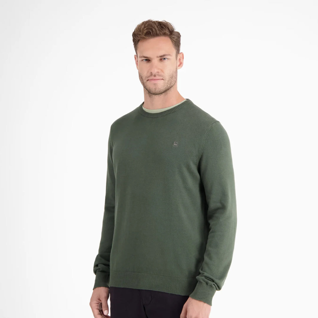 Crewneck knitted sweater