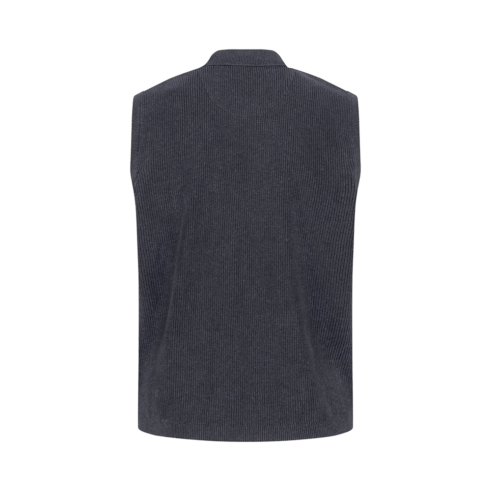 Fynch Hatton Hybrid vest with zipper and side pockets