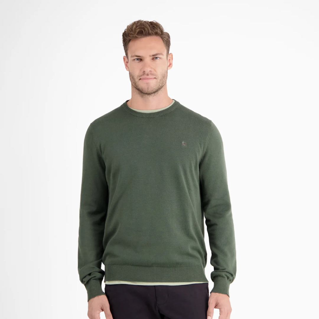 Crewneck knitted sweater