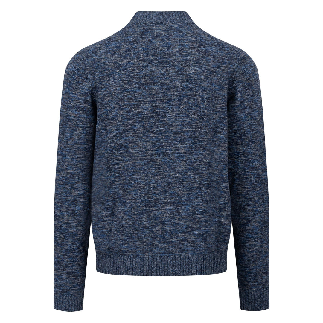 Melted knitted cotton sweater