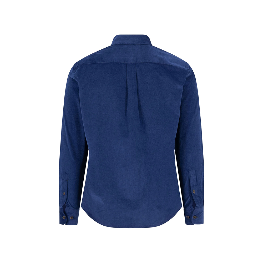 Fynch Hatton Cotton corduroy shirt with button-down collar