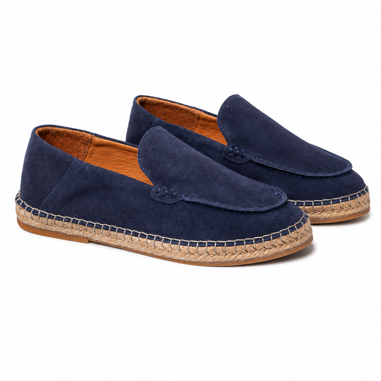 The Pedro navy espadrille Loafers bridge the gap between relaxed weekend vibes and refined sophistication