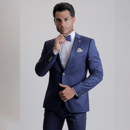 Royal blue Digel suit