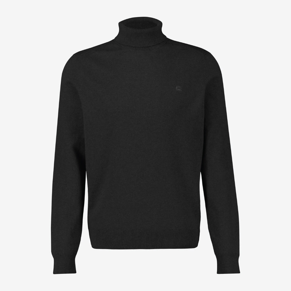 Lerros Men's Turtleneck Knitted Sweater in black color, available at Kayagan Lebanon