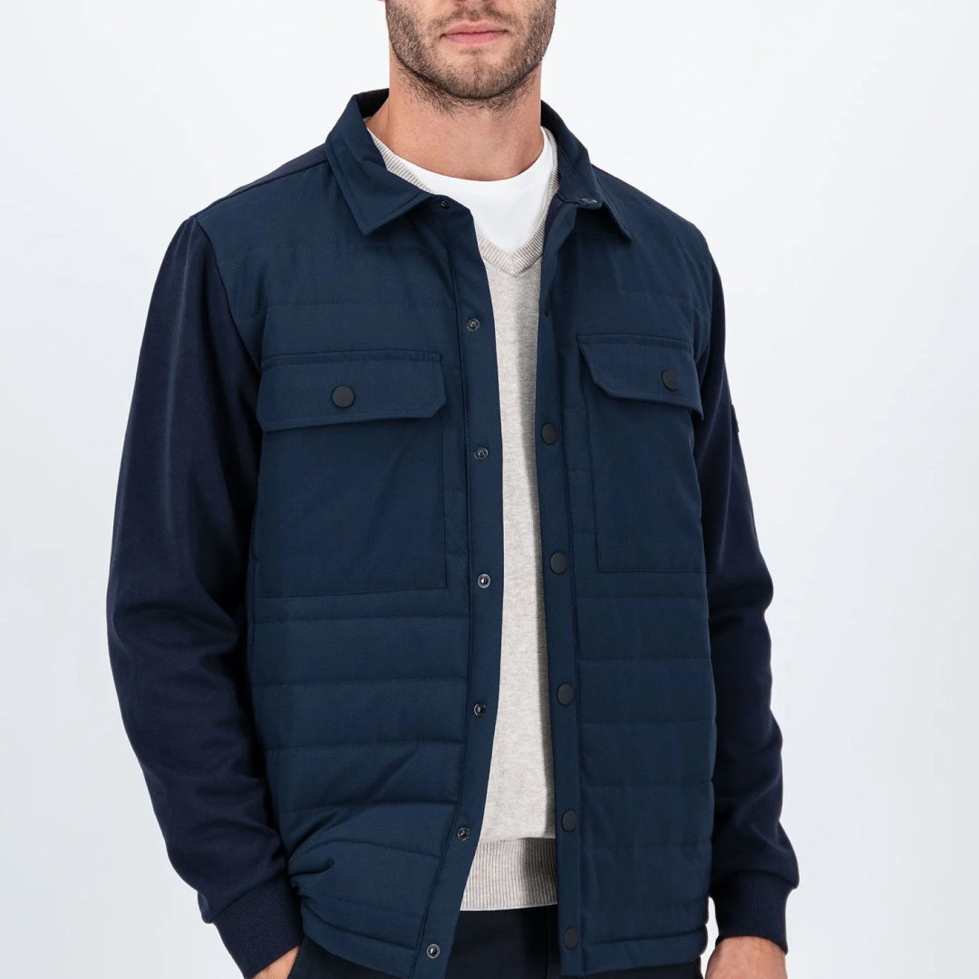 Hybrid overshirt with large chest pockets