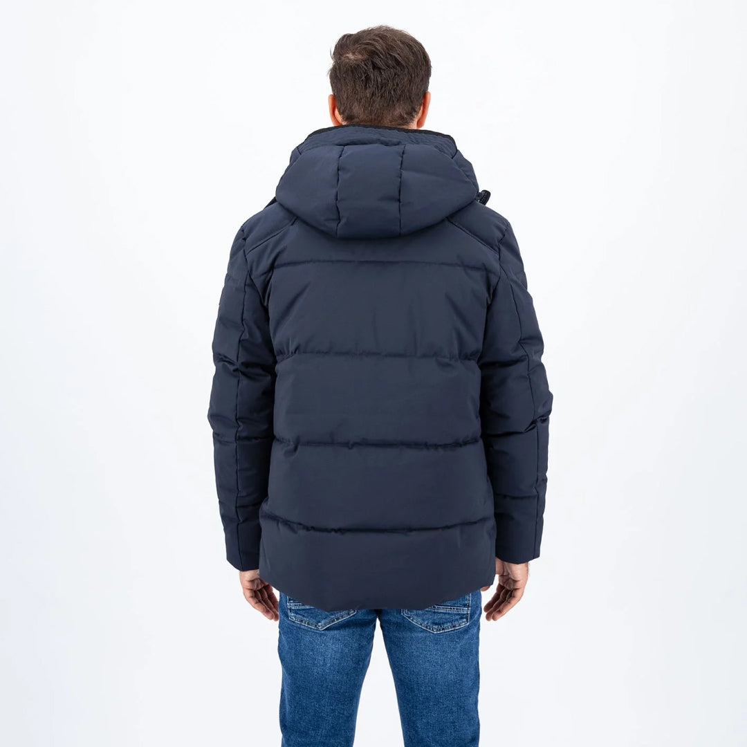 Buffer jacket with hood