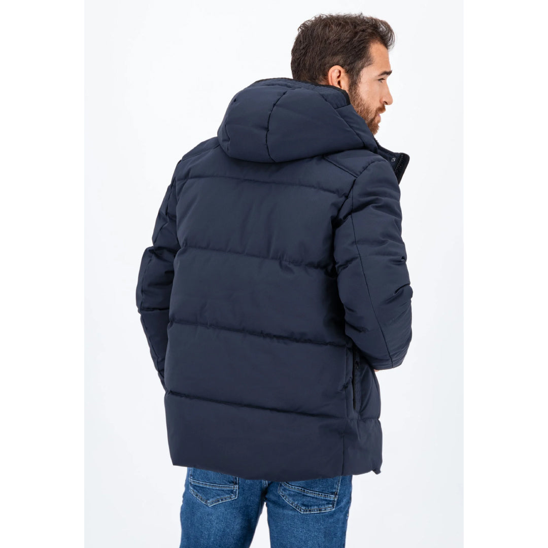 Buffer jacket with hood