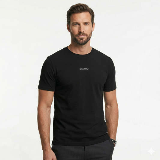 Karl LagerfeldT-shirt with label print