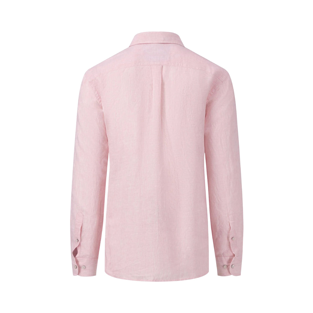 Fynch Hatton  Premium linen shirt with button-down collar