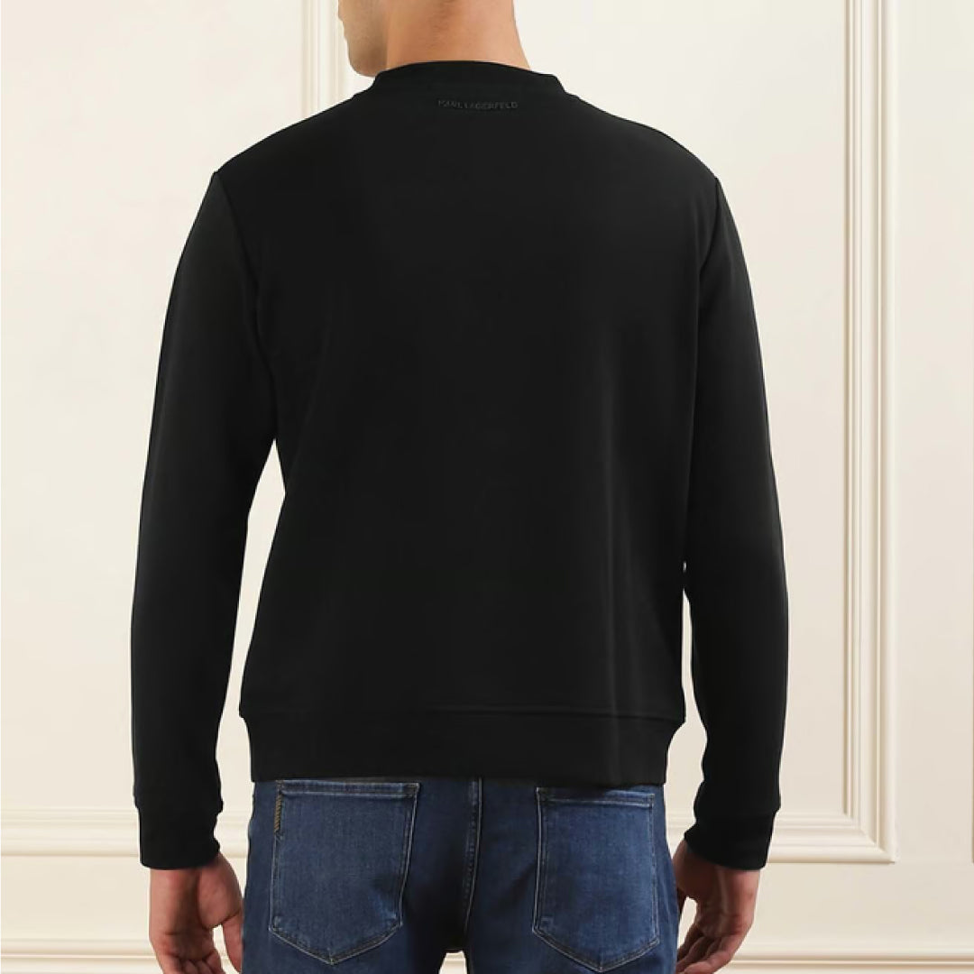 Karl Lagerfeld Men Graphic Printed Pullover Sweatshirt