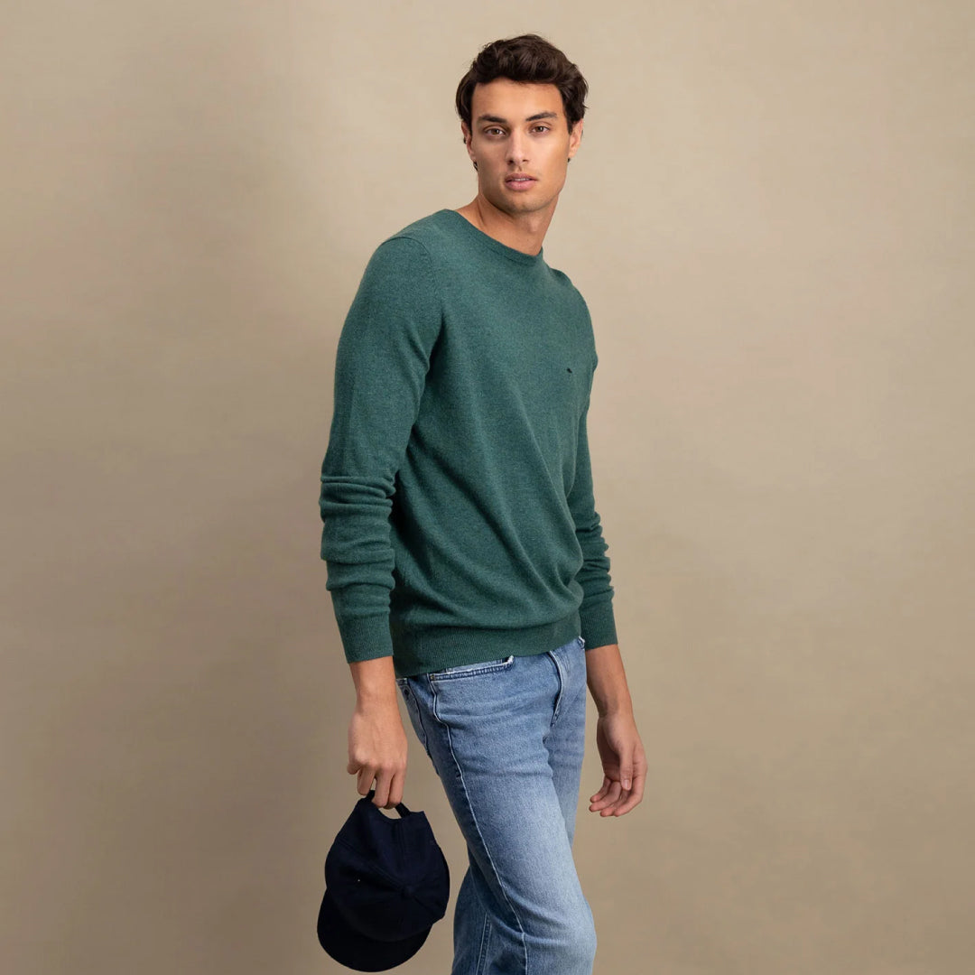 Merino cashmere sweater with round neck (Copy)