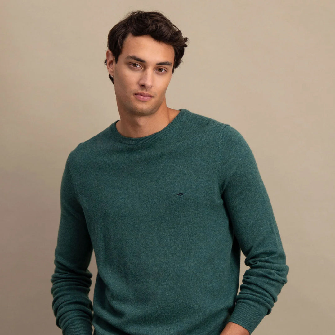 Merino cashmere sweater with round neck (Copy)