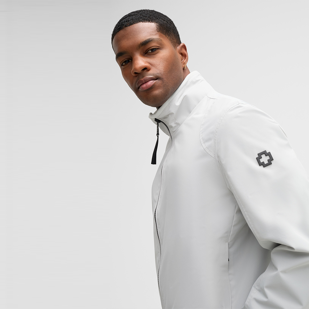 Strellson Lucca Windbreaker Jacket in Off-white