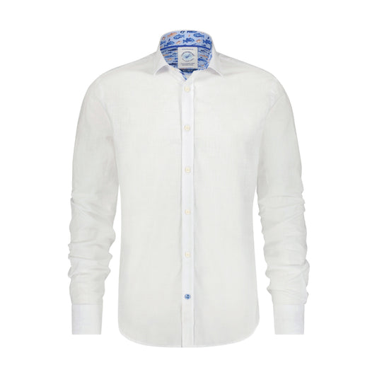 Shirt linen white timeless