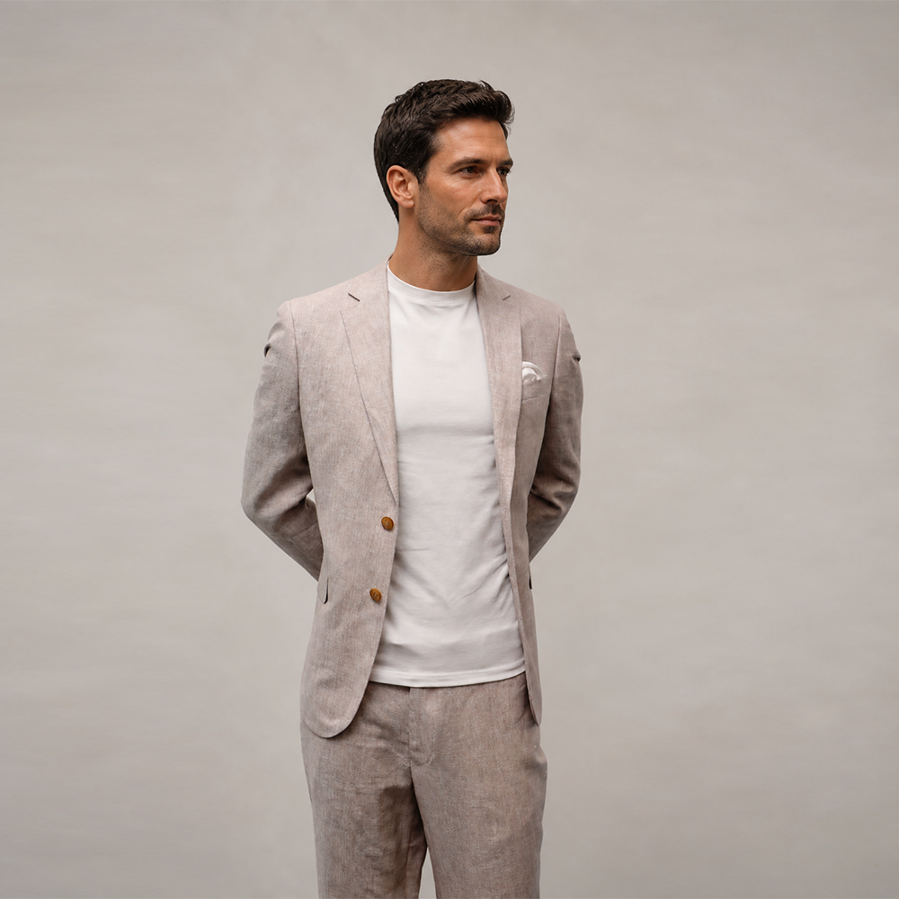 Longfield linen suit