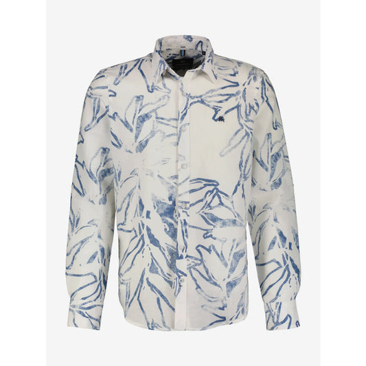 Lerros Summery, light long-sleeved shirt with a floral print