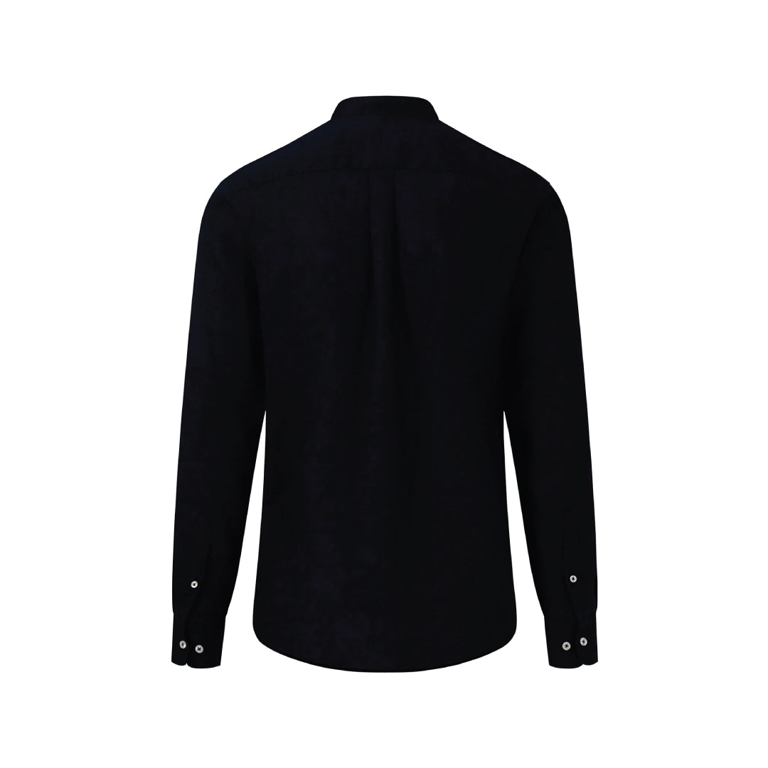Fynch Hatton Premium linen shirt with stand -up collar