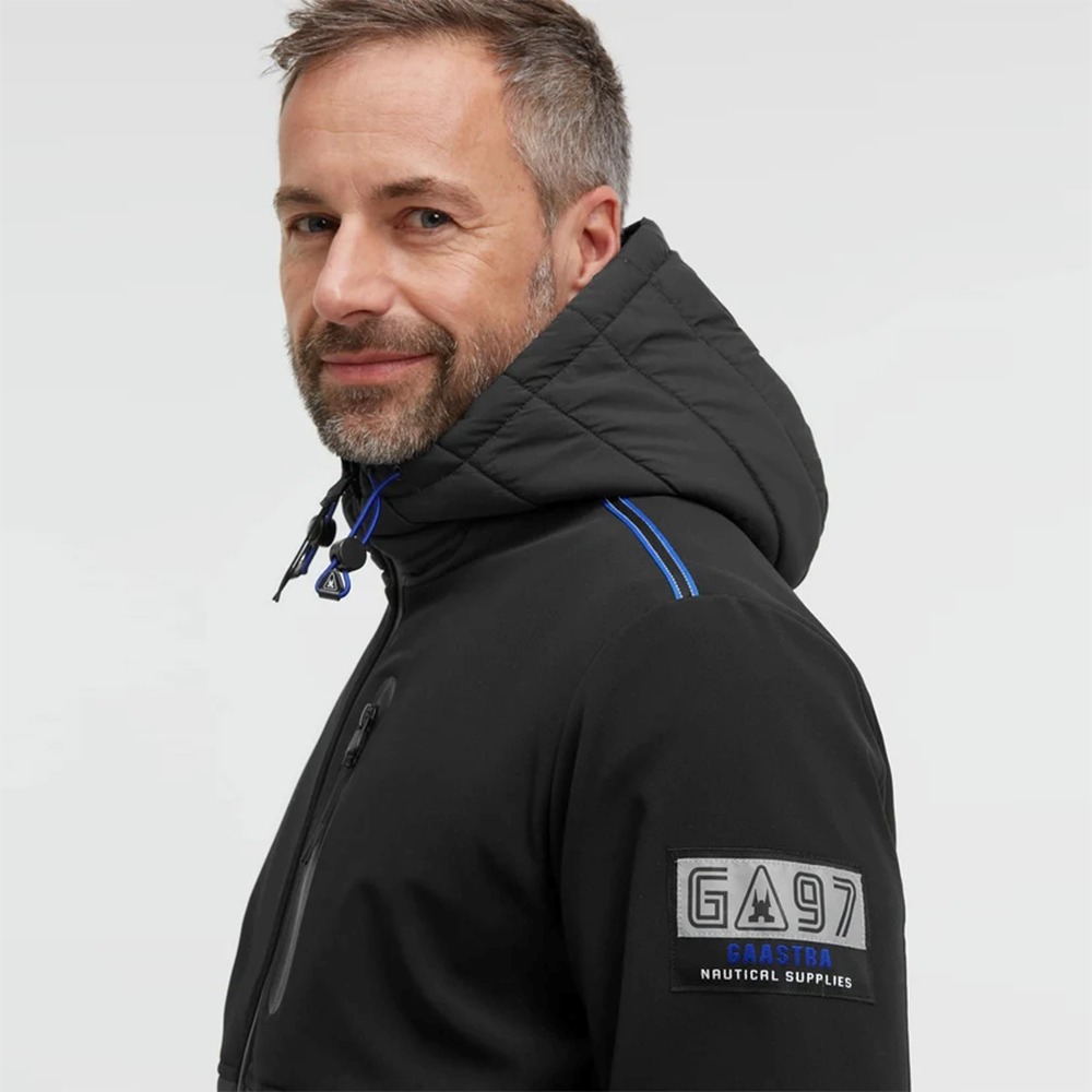 Gaastra Softshell jacket with a quilted hood Regular Fit