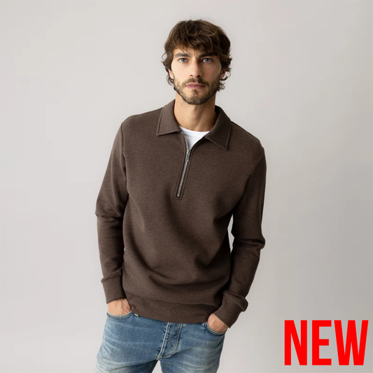 Mos Mosh MMGAbel Zip Polo Sweat
