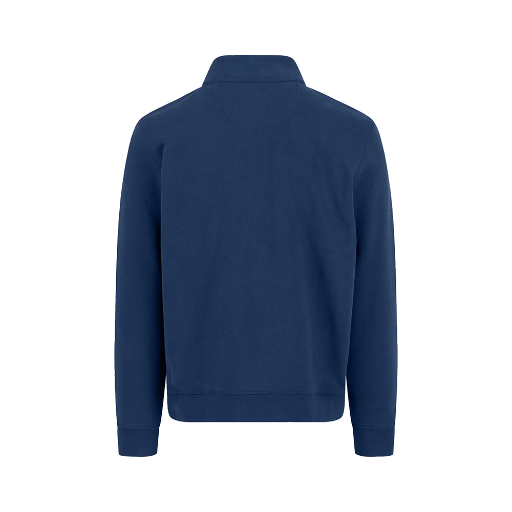 Fynch Hatton Cotton sweatshirt with Troyer collar