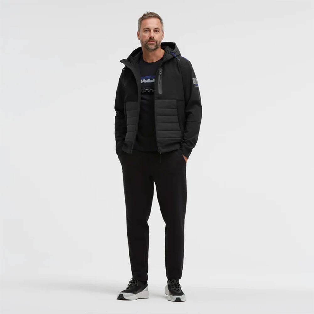 Gaastra Softshell jacket with a quilted hood Regular Fit