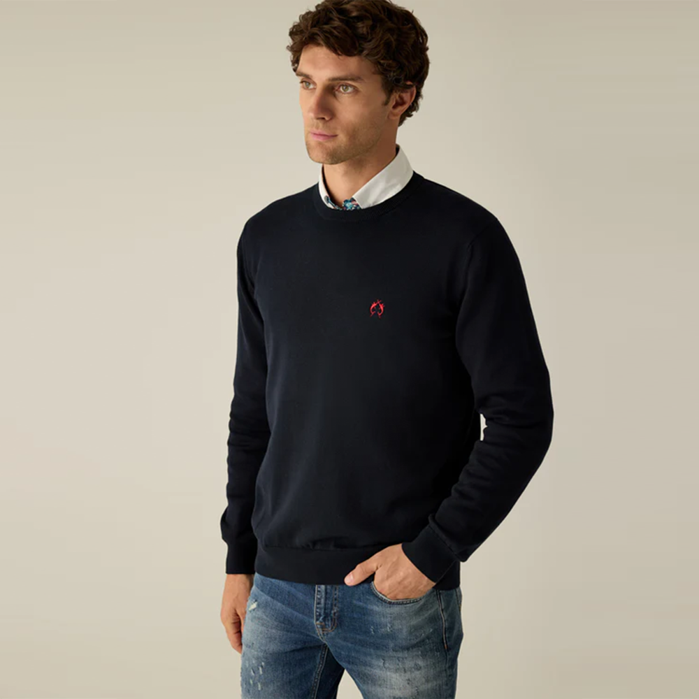 Campione Men's sweater in navy