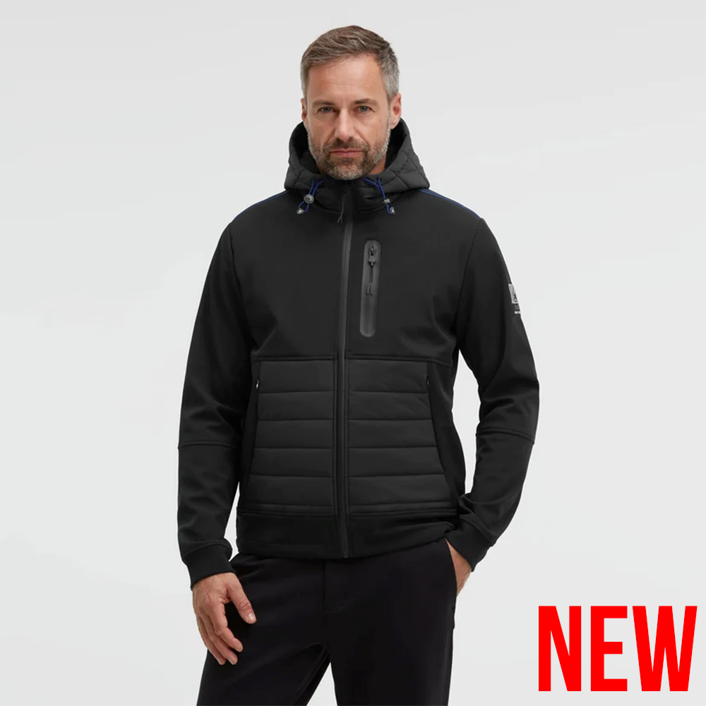 Gaastra Softshell jacket with a quilted hood Regular Fit