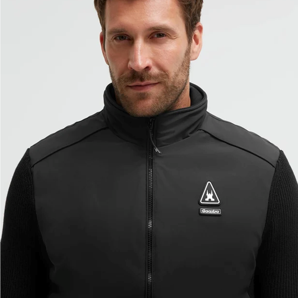 Gaastra Hybrid jacket with knit sleeves Regular Fit