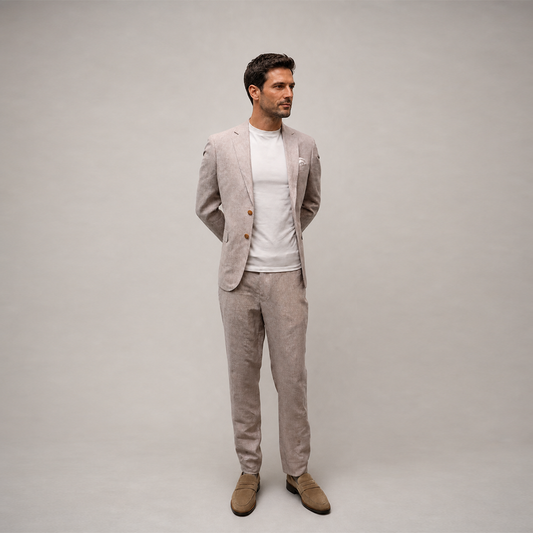 Longfield linen suit
