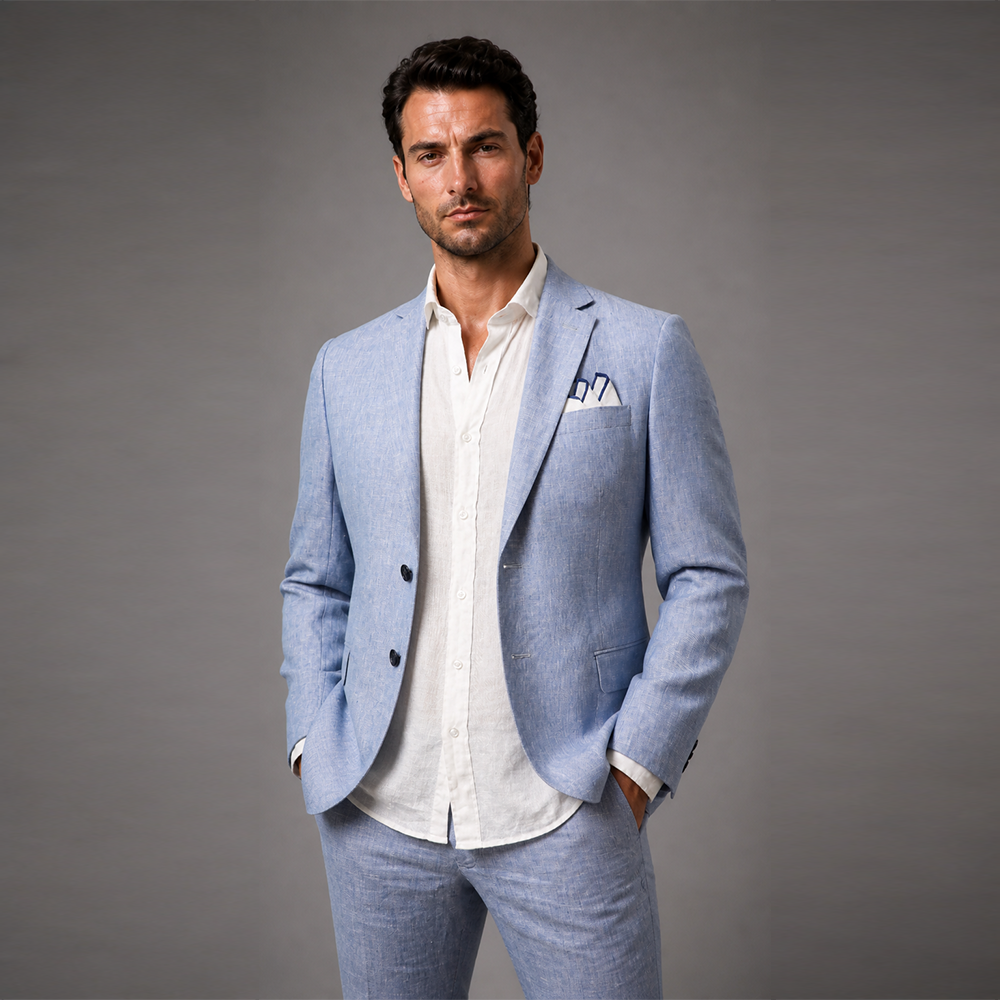 Longfield linen suit