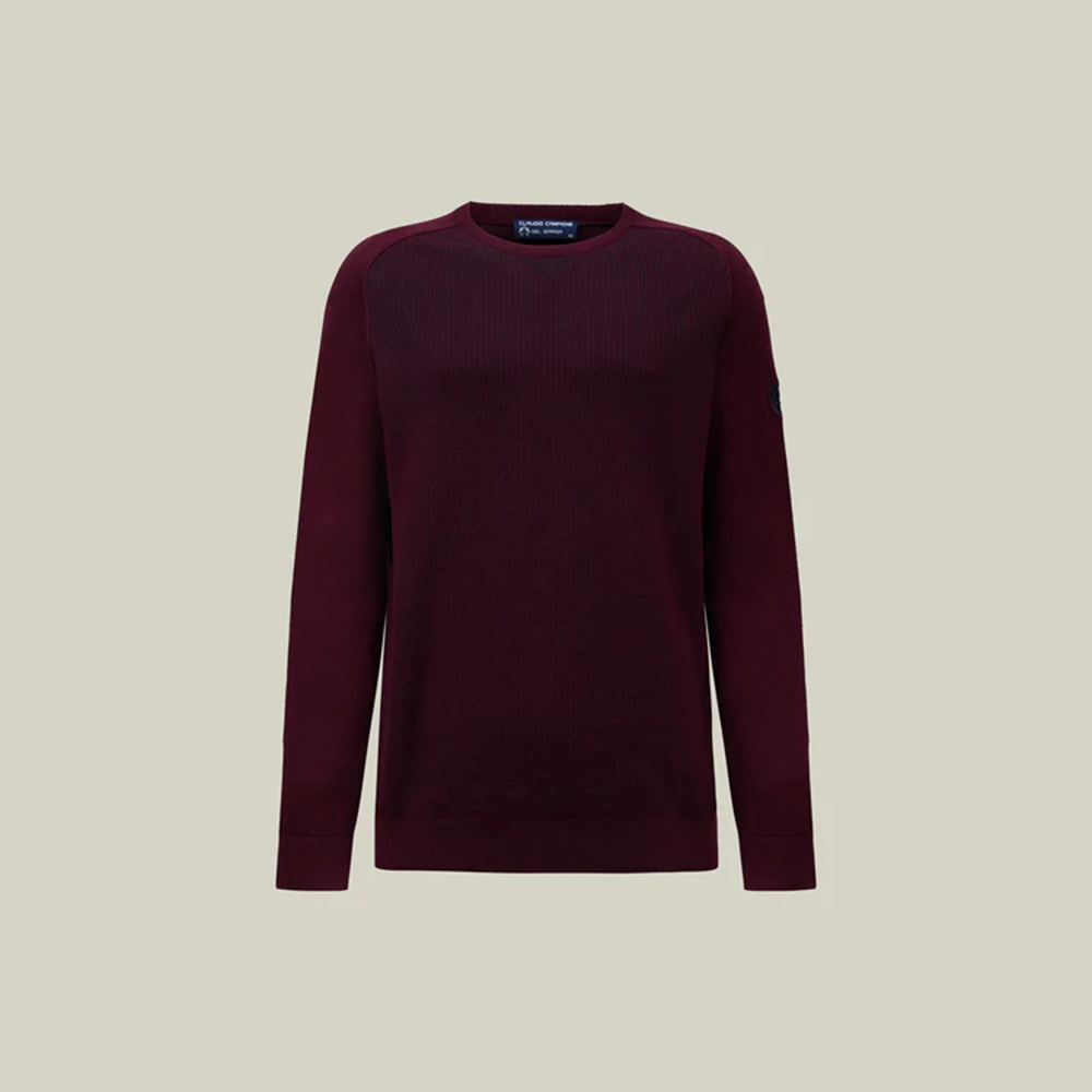 Campione Men's sweater in burgundy