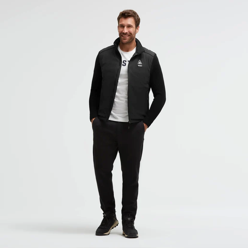 Gaastra Hybrid jacket with knit sleeves Regular Fit