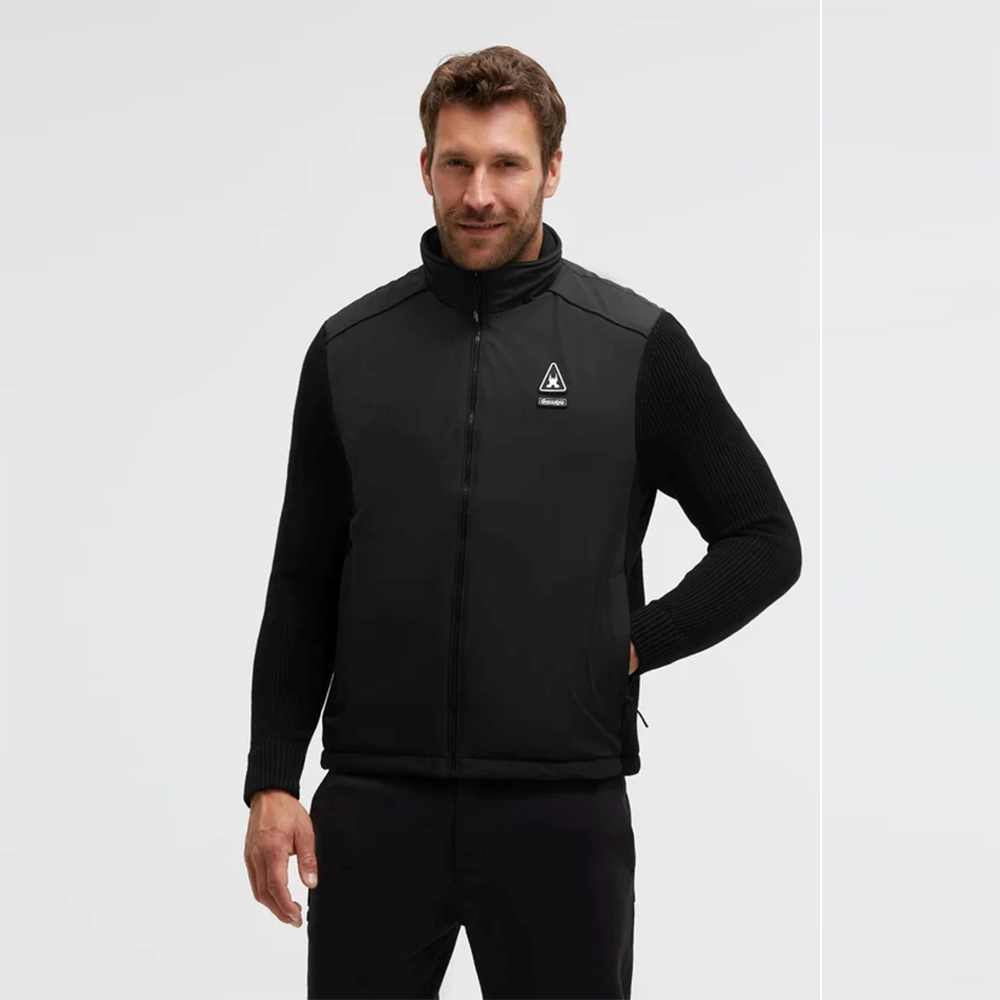 Gaastra Hybrid jacket with knit sleeves Regular Fit