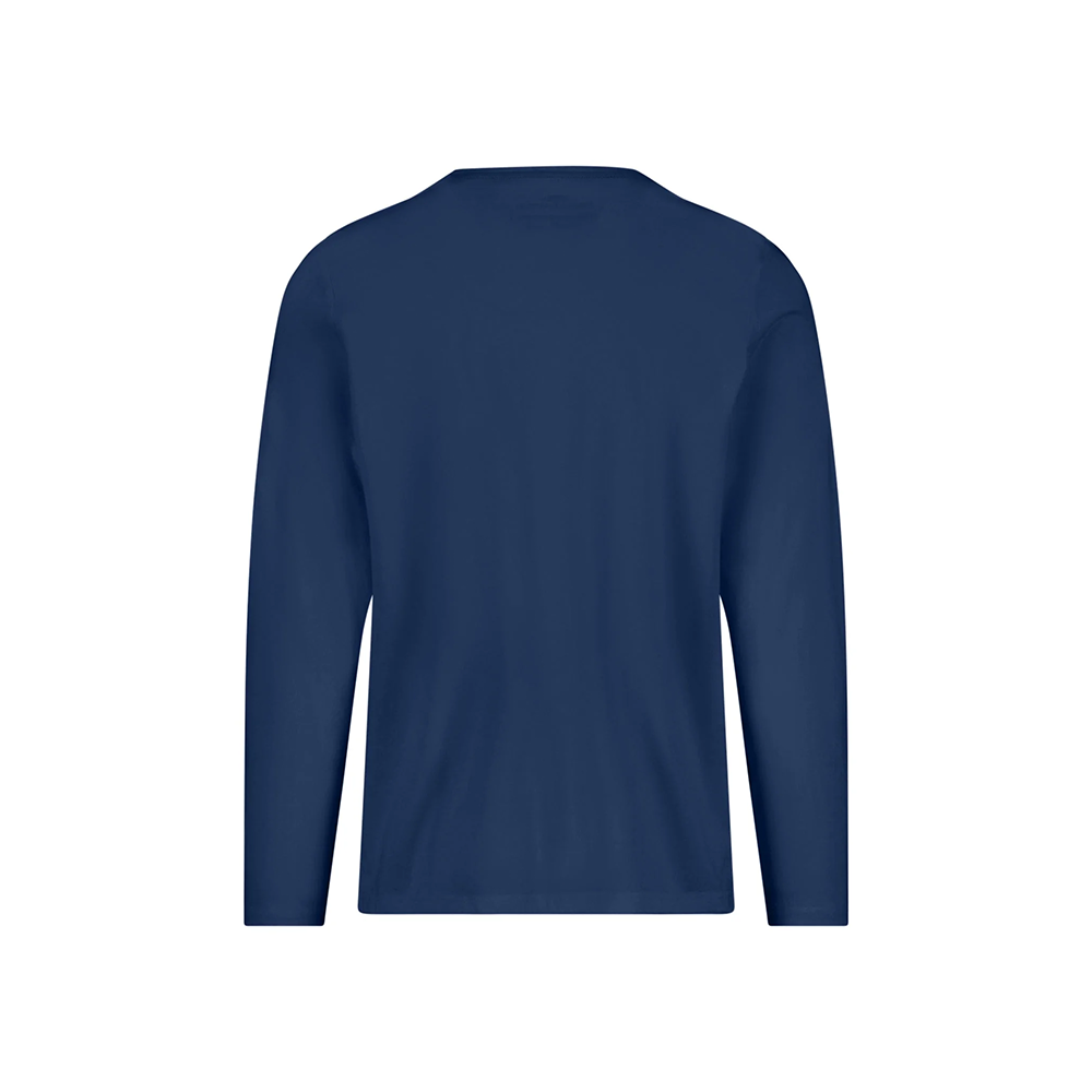 Fynch Hatton Long-sleeved shirt in cotton with round neck