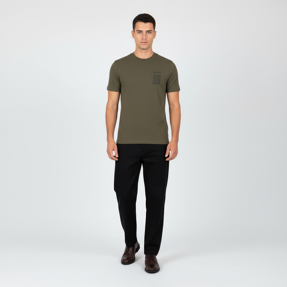 KARL LAGERFELD T-Shirt 755034 554221 Olive Regular Fit
