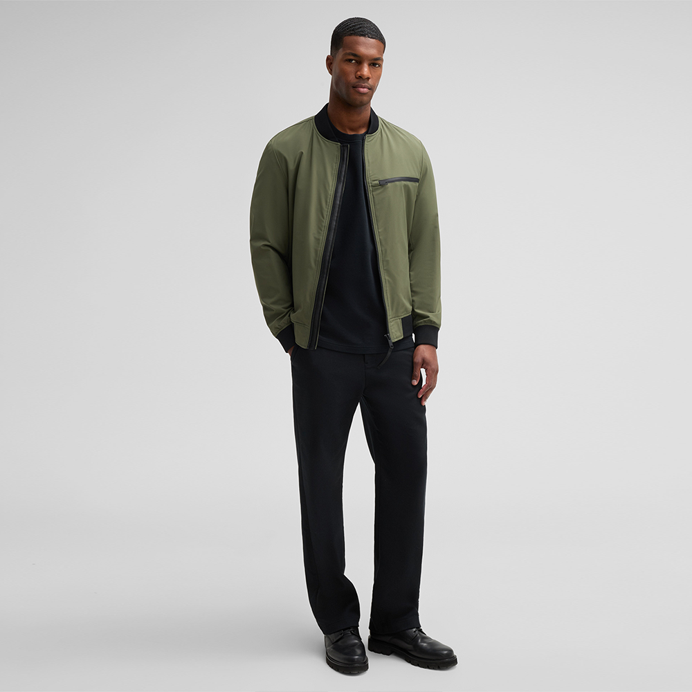 Strellson Flex Cross Clearwater Bomber Jacket in Olive