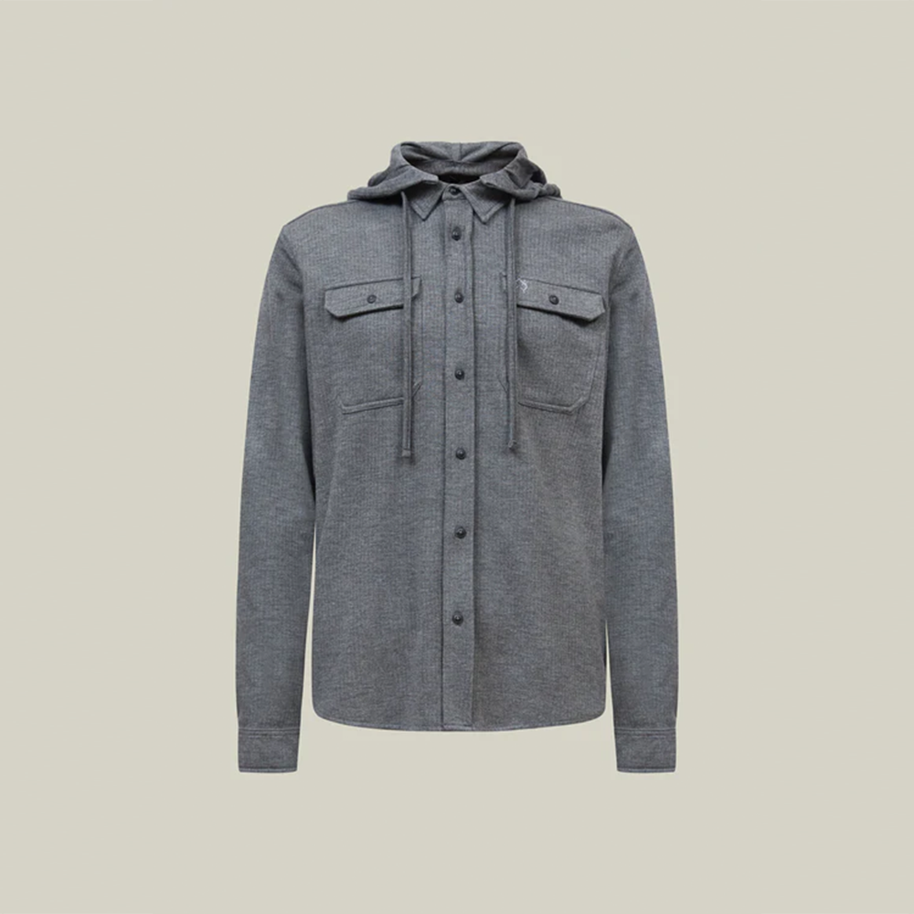 Campione Men's hooded shirt in grey