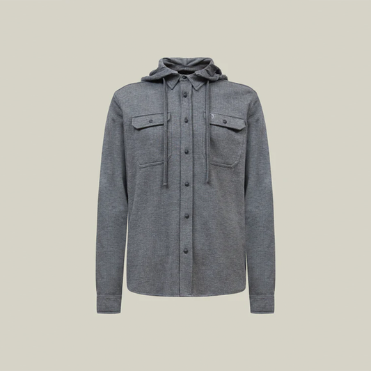 Campione Men's hooded shirt in grey